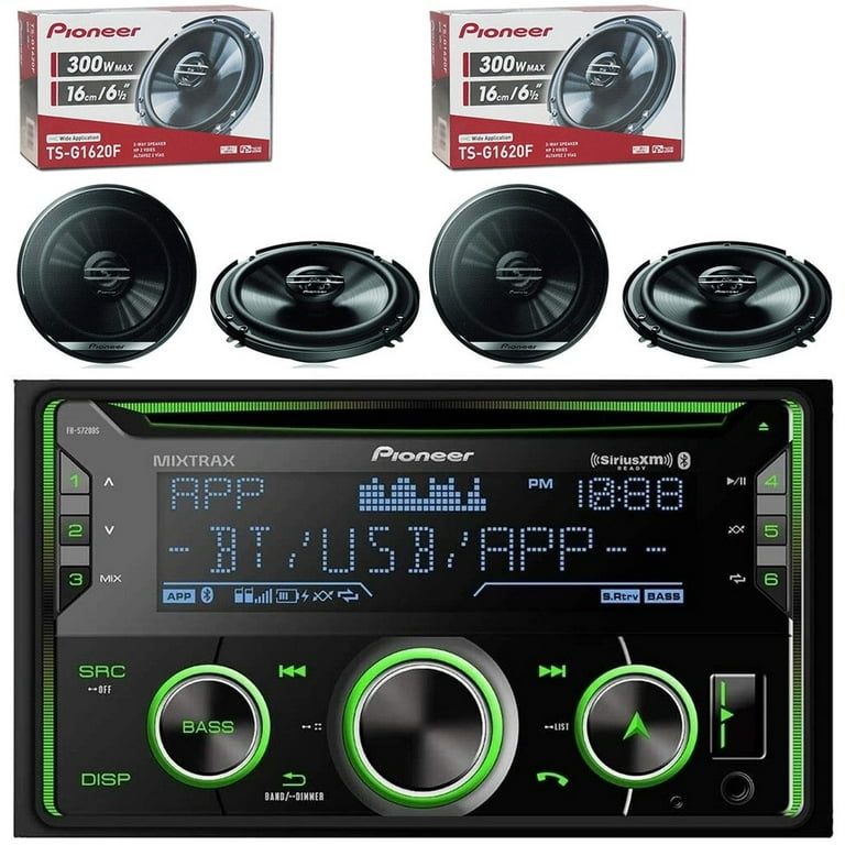 Ts G1620f Pioneer 300 Watt Speakers Pioneer FH-S722BS Double