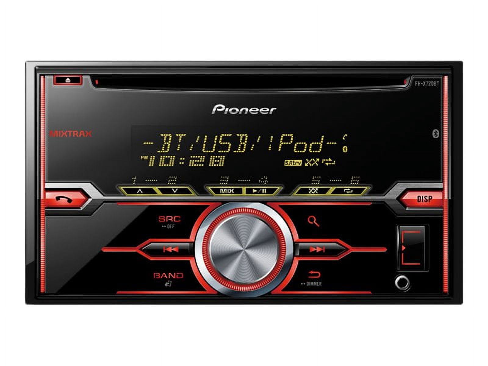 Pioneer FH-X721BT Double-DIN Single CD Receiver with Built-in 