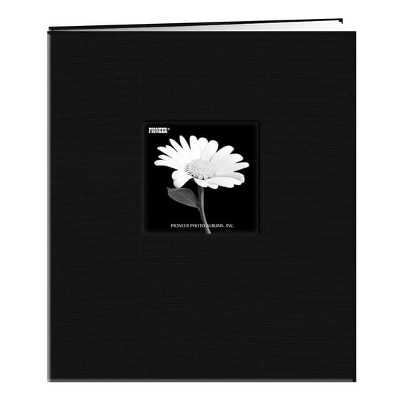Pioneer Fabric Album - Black - 8.5 x 11 inches