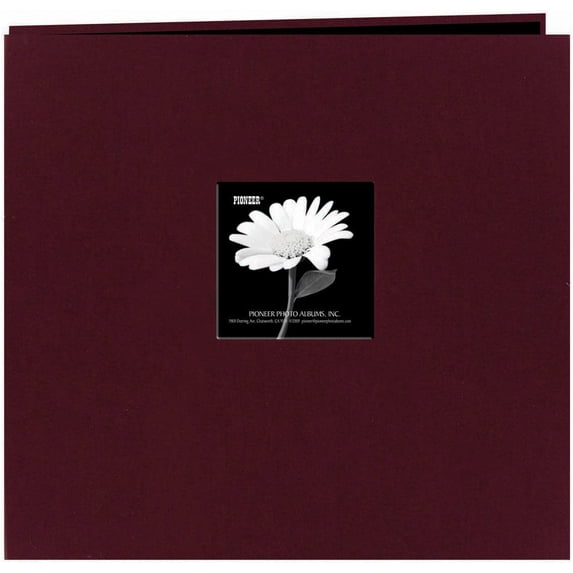 Pioneer Fabric Frame Post Bound Scrapbook, 12" x 12"