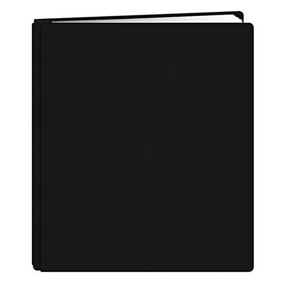 Black 8.5" x 11" Cloth Post Bound Scrapbooking Album