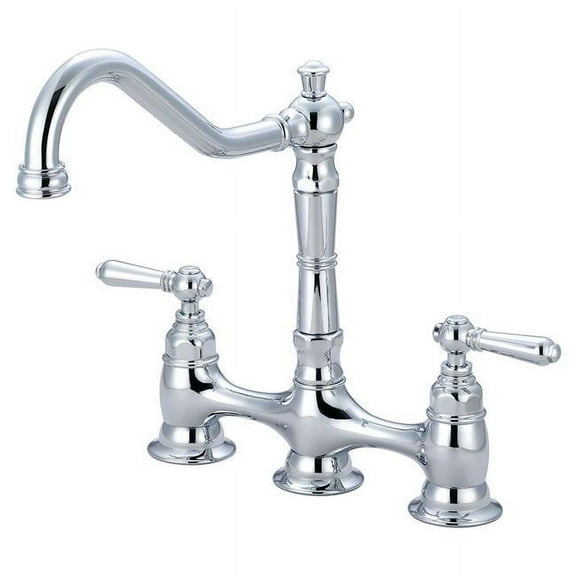Pioneer Faucets 2Am500 Americana 1.5 GPM Bridge Kitchen Faucet - Chrome