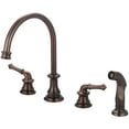 thumbnail image 1 of Pioneer Faucets 2Dm201 Del Mar 1.5 GPM Widespread Kitchen Faucet - Bronze, 1 of 3