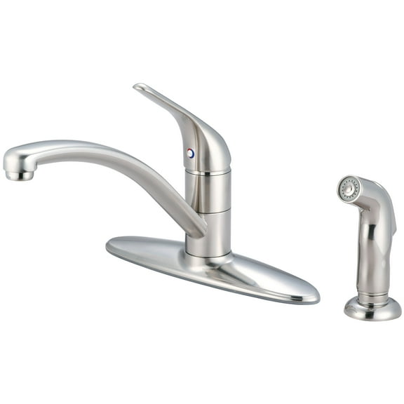 Pioneer Faucets 2Lg161h Legacy 1.5 GPM Widespread Kitchen Faucet - Nickel