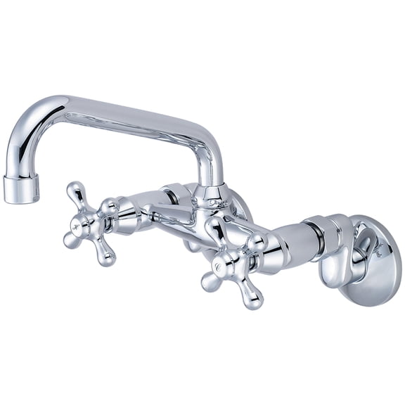 Pioneer Faucets 2PM540 Premium 1.5 GPM Wall Mounted Kitchen Faucet - Chrome