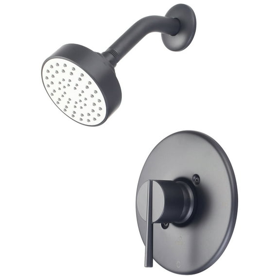 Pioneer Faucets T-2382 I2v Shower Trim Set - Black