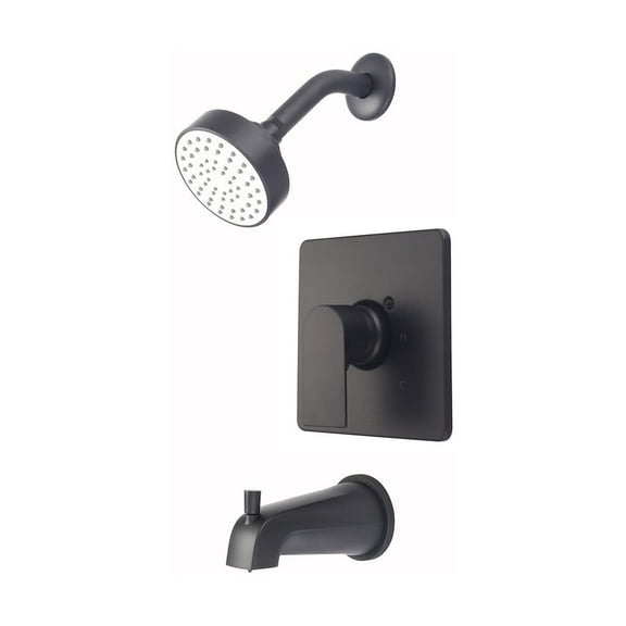 Pioneer Faucets T-23910 I4 Tub And Shower Trim Package - Black