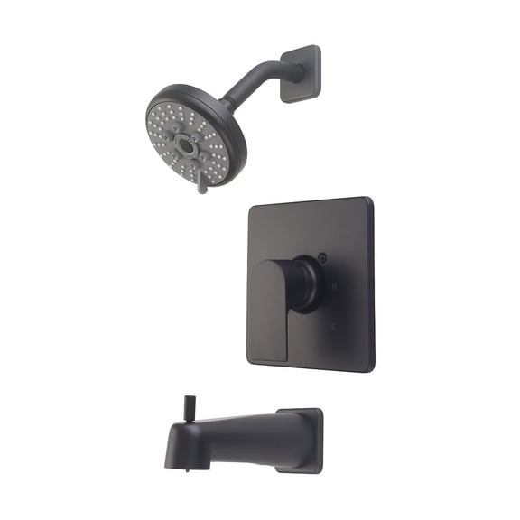 Pioneer Faucets T-23914 I4 Tub And Shower Trim Package - Black