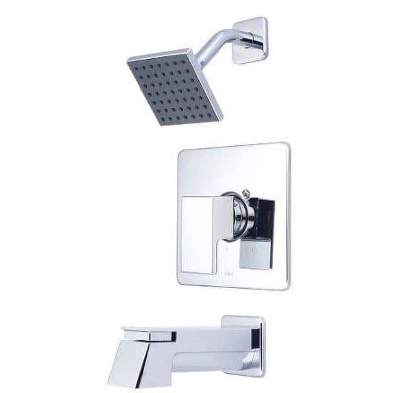 Pioneer Faucets T-4MO110 Mod Tub And Shower Trim Package - Chrome