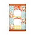 thumbnail image 1 of Pioneer Floral Duplex Receptacle Outlet Wall Plate,Size Single Duplex 2.8" x 4.5”,Polycarbonate Thermoplastic Electrical Switchplate Home Decor for Kitchen Living Room Bedroom Decorate, 1 of 2