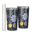 thumbnail image 1 of Pioneer Flower 10oz Tumblers Stainless Steel Tumbler with Lid and Straw,Vacuum Insulated Double Wall Travel Tumbler Cups with Cleaning Brush for Coffee, Tea, 1 of 4