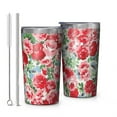 thumbnail image 1 of Pioneer Flower 10oz Tumblers Stainless Steel Tumbler with Lid and Straw,Vacuum Insulated Double Wall Travel Tumbler Cups with Cleaning Brush for Coffee, Tea, 1 of 4