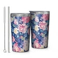thumbnail image 1 of Pioneer Flower 10oz Tumblers Stainless Steel Tumbler with Lid and Straw,Vacuum Insulated Double Wall Travel Tumbler Cups with Cleaning Brush for Coffee, Tea, 1 of 4