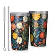 thumbnail image 1 of Pioneer Flower 10oz Tumblers Stainless Steel Tumbler with Lid and Straw,Vacuum Insulated Double Wall Travel Tumbler Cups with Cleaning Brush for Coffee, Tea, 1 of 4