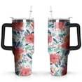 thumbnail image 1 of Pioneer Flower 40 OZ Tumbler Cup with Lid and Straw for Water Iced Tea Coffee Smoothie and More, 1 of 5