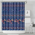 thumbnail image 1 of Pioneer Flower 72x84in Shower Curtain,Bathroom Decorative Shower Curtains Set with 12 Hooks,Modern Waterproof Washable Shower Curtain, 1 of 4