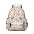 thumbnail image 1 of Pioneer Flower Backpack for School,Cute School Bag,Schoolbag with Adjustable Shoulder Straps & Padded Back,13.4"x11"x4.7", 1 of 6