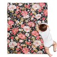 thumbnail image 1 of Pioneer Flower Blanket,Comfortable Soft Flannel Throw Blanket,All Season,Warm Lightweight Blankets for Sofa Bed Couch Living Room Chair,30"x40"(80x100cm), 1 of 4