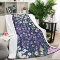 thumbnail image 1 of Pioneer Flower Blanket,Comfortable Soft Flannel Throw Blanket,All Season,Warm Lightweight Blankets for Sofa Bed Couch Living Room Chair,40"x50"(100x130cm), 1 of 4