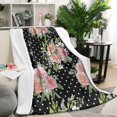 thumbnail image 1 of Pioneer Flower Blanket,Comfortable Soft Flannel Throw Blanket,All Season,Warm Lightweight Blankets for Sofa Bed Couch Living Room Chair,50"x60"(130x150cm), 1 of 4