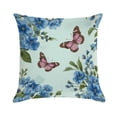 thumbnail image 1 of Pioneer Flower And Butterfly Pillow Covers,Pioneer Flower And Butterfly Throw Pillow Covers 20"×20" ,Living Room Sofa Couch Pillow Covers,Decorative Pillow Covers, 1 of 7