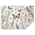 thumbnail image 1 of Pioneer Flower and Butterfly Rectangle Tablecloth 60"x84",Waterproof Polyester Rectangle Table Cloth, Wipeable Spillproof Polyester Tablecloth for Dining, Camping, Indoor and Outdoor, 1 of 5