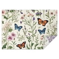 thumbnail image 1 of Pioneer Flower and Butterfly Rectangle Tablecloth 60"x84",Waterproof Polyester Rectangle Table Cloth, Wipeable Spillproof Polyester Tablecloth for Dining, Camping, Indoor and Outdoor, 1 of 5