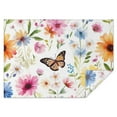 thumbnail image 1 of Pioneer Flower and Butterfly Rectangle Tablecloth 60"x84",Waterproof Polyester Rectangle Table Cloth, Wipeable Spillproof Polyester Tablecloth for Dining, Camping, Indoor and Outdoor, 1 of 5