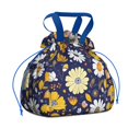 thumbnail image 1 of Pioneer Flower Drawstring Lunch Bag Women - Drawstring Lunch Bag Insulated for Work Office - Stain-Resistant Large Lunchbags for Women with Multi-Pockets, 1 of 6