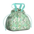 thumbnail image 1 of Pioneer Flower Drawstring Lunch Bag Women - Drawstring Lunch Bag Insulated for Work Office - Stain-Resistant Large Lunchbags for Women with Multi-Pockets, 1 of 6