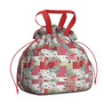 thumbnail image 1 of Pioneer Flower Drawstring Lunch Bag Women - Drawstring Lunch Bag Insulated for Work Office - Stain-Resistant Large Lunchbags for Women with Multi-Pockets, 1 of 6