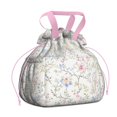 thumbnail image 1 of Pioneer Flower Drawstring Lunch Bag Women - Drawstring Lunch Bag Insulated for Work Office - Stain-Resistant Large Lunchbags for Women with Multi-Pockets, 1 of 6