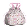 thumbnail image 1 of Pioneer Flower Drawstring Lunch Bag Women - Drawstring Lunch Bag Insulated for Work Office - Stain-Resistant Large Lunchbags for Women with Multi-Pockets, 1 of 6