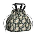 thumbnail image 1 of Pioneer Flower Drawstring Lunch Bag Women - Drawstring Lunch Bag Insulated for Work Office - Stain-Resistant Large Lunchbags for Women with Multi-Pockets, 1 of 6