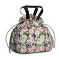 thumbnail image 1 of Pioneer Flower Drawstring Lunch Bag Women - Drawstring Lunch Bag Insulated for Work Office - Stain-Resistant Large Lunchbags for Women with Multi-Pockets, 1 of 6