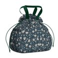 thumbnail image 1 of Pioneer Flower Drawstring Lunch Bag Women - Drawstring Lunch Bag Insulated for Work Office - Stain-Resistant Large Lunchbags for Women with Multi-Pockets, 1 of 6