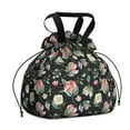 thumbnail image 1 of Pioneer Flower Drawstring Lunch Bag Women - Drawstring Lunch Bag Insulated for Work Office - Stain-Resistant Large Lunchbags for Women with Multi-Pockets, 1 of 6