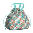 thumbnail image 1 of Pioneer Flower Drawstring Lunch Bag Women - Drawstring Lunch Bag Insulated for Work Office - Stain-Resistant Large Lunchbags for Women with Multi-Pockets, 1 of 6