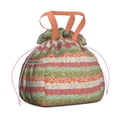 thumbnail image 1 of Pioneer Flower Drawstring Lunch Bag Women - Drawstring Lunch Bag Insulated for Work Office - Stain-Resistant Large Lunchbags for Women with Multi-Pockets, 1 of 6