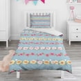 thumbnail image 1 of Pioneer Flower Duvet Cover and Pillowcase Set for Single Bedding, Bedroom Accessories for Kids Teens, 1 of 5