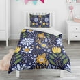 thumbnail image 1 of Pioneer Flower Duvet Cover and Pillowcase Set for Single Bedding, Bedroom Accessories for Kids Teens, 1 of 5