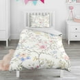 thumbnail image 1 of Pioneer Flower Duvet Cover and Pillowcase Set for Single Bedding, Bedroom Accessories for Kids Teens, 1 of 5
