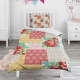 thumbnail image 1 of Pioneer Flower Duvet Cover and Pillowcase Set for Single Bedding, Bedroom Accessories for Kids Teens, 1 of 5