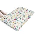 thumbnail image 1 of Pioneer Flower Floral Print Flannel Non Slip Door Rugs,Washable Door Mats Indoor,Decorative Door Mats,Dirt-Resistant and Absorbent Doormat for Entrance,Bedroom,Kitchen,Bathroom,31.5"x17", 1 of 4