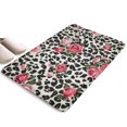 thumbnail image 1 of Pioneer Flower Floral Print Flannel Non Slip Door Rugs,Washable Door Mats Indoor,Decorative Door Mats,Dirt-Resistant and Absorbent Doormat for Entrance,Bedroom,Kitchen,Bathroom,23.5"x16", 1 of 5