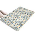 thumbnail image 1 of Pioneer Flower Floral Print Flannel Non Slip Door Rugs,Washable Door Mats Indoor,Decorative Door Mats,Dirt-Resistant and Absorbent Doormat for Entrance,Bedroom,Kitchen,Bathroom,23.5"x16", 1 of 5