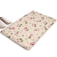 thumbnail image 1 of Pioneer Flower Floral Print Flannel Non Slip Door Rugs,Washable Door Mats Indoor,Decorative Door Mats,Dirt-Resistant and Absorbent Doormat for Entrance,Bedroom,Kitchen,Bathroom,23.5"x16", 1 of 5