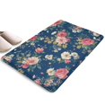 thumbnail image 1 of Pioneer Flower Floral Print Flannel Non Slip Door Rugs,Washable Door Mats Indoor,Decorative Door Mats,Dirt-Resistant and Absorbent Doormat for Entrance,Bedroom,Kitchen,Bathroom,23.5"x16", 1 of 5