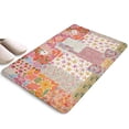 thumbnail image 1 of Pioneer Flower Floral Print Flannel Non Slip Door Rugs,Washable Door Mats Indoor,Decorative Door Mats,Dirt-Resistant and Absorbent Doormat for Entrance,Bedroom,Kitchen,Bathroom,23.5"x16", 1 of 5