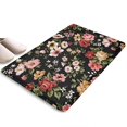 thumbnail image 1 of Pioneer Flower Floral Print Flannel Non Slip Door Rugs,Washable Door Mats Indoor,Decorative Door Mats,Dirt-Resistant and Absorbent Doormat for Entrance,Bedroom,Kitchen,Bathroom,31.5"x17", 1 of 4